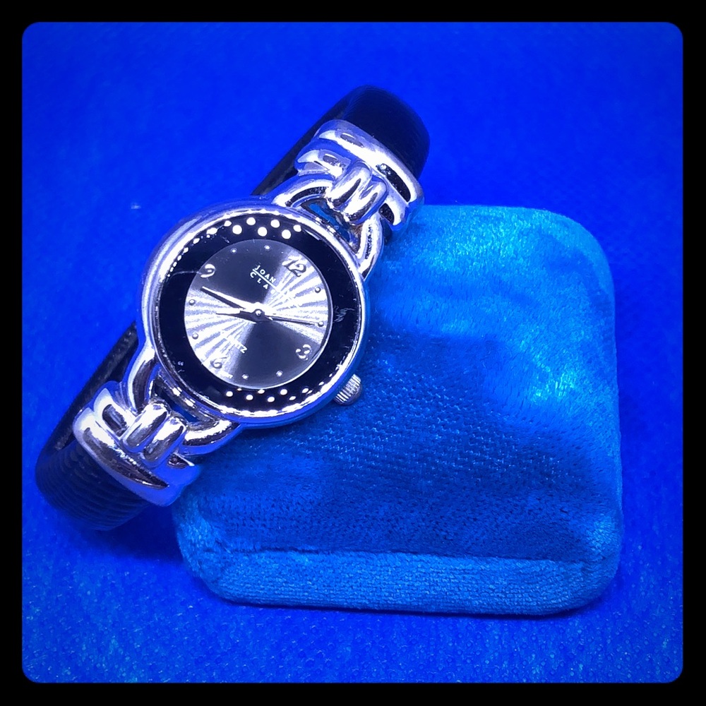 Black & Silver Joan Rivers Watch - Picture 2 of 8